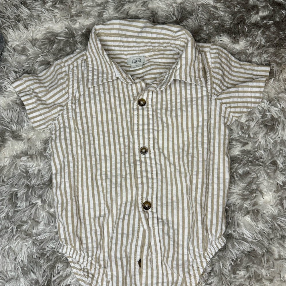 Baby Boy Button Shirt/Onesie.
